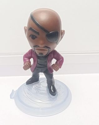 NELA-f, Nick Fury, específicamente un juguete de McDonald&#39;s Happy Meal de Marvel de 2023.