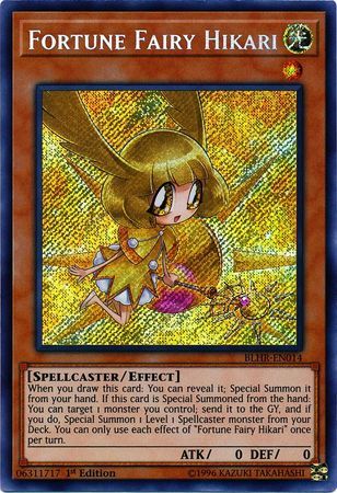Fortune Fairy Hikari - BLHR-EN014 - Secret Rare 1st Edition Battles of Legend: Hero&#39;s Revenge Singles (Espanol)