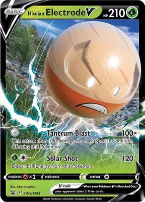 SJ Hisuian Electrode V - SWSH294 - SWSH: Sword &amp; Shield Promo Cards (SWSD) SWSH: Sword &amp; Shield Promo Cards