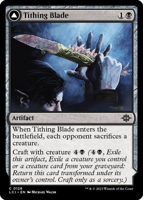 Tithing Blade - The Lost Caverns of Ixalan (LCI) The Lost Caverns of Ixalan (Espanol)