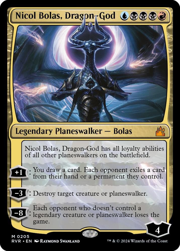 SJ Nicol Bolas, Dragon-God - Ravnica Remastered (RVR) Ravnica Remastered