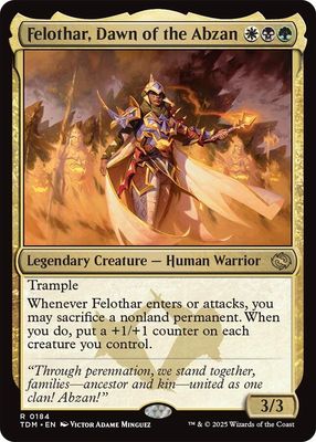 Felothar, Dawn of the Abzan - Tarkir: Dragonstorm (TDM) Tarkir: Dragonstorm (Espanol)