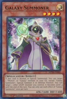 Galaxy Summoner - MP24-EN166 - Ultra Rare 1st Edition Mega Tin 2024 Dueling Mirrors Singles *Espanol*