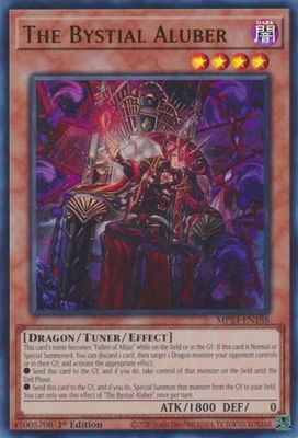 The Bystial Aluber - MP24-EN188 - Ultra Rare 1st Edition Mega Tin 2024 Dueling Mirrors Singles *Espanol*