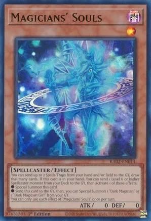 Magicians&#39; Souls - RA02-EN014 - Super Rare 1st Edition Rarity Collection II Singles