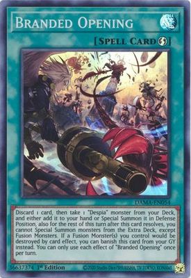Branded Opening - DAMA-EN054 - Super Rare 1st Edition Dawn of Majesty 1st Edition Singles