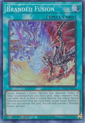 Branded Fusion - SDAZ-EN021 - Super Rare 1st Edition Structure Deck: Albaz Strike 1st Edition Singles *Espanol*