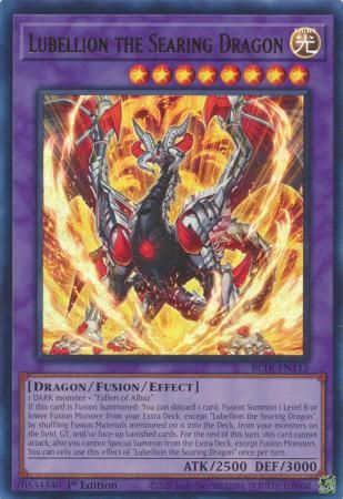 Lubellion the Searing Dragon - BLTR-EN115 - Ultra Rare 1st Edition Battles of Legend: Terminal Revenge 1st Edition Singles