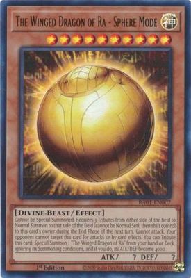 The Winged Dragon of Ra - Sphere Mode - RA01-EN007 - Ultra Rare 25th Anniversary Rarity Collection Singles