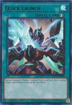 Quick Launch - BLC1-EN042 - Ultra Rare 1st Edition Battles of Legend: Chapter 1 1st Edition Singles
