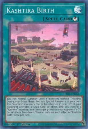 Kashtira Birth - DABL-EN060 - Super Rare 1st Edition Darkwing Blast 1st Edition Singles *Espanol*