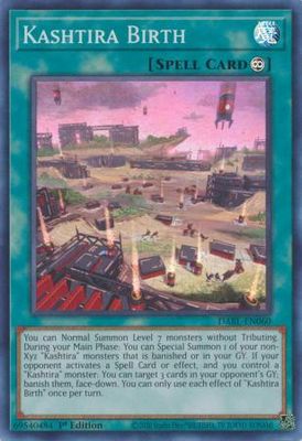 Kashtira Birth - DABL-EN060 - Super Rare 1st Edition Darkwing Blast 1st Edition Singles *Espanol*