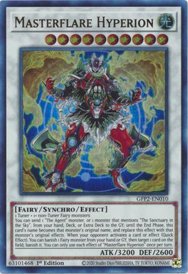 Masterflare Hyperion - GFP2-EN010 - Ultra Rare 1st Edition Ghosts From The Past: The 2nd Haunting 1st Edition Singles