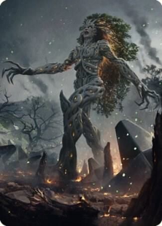 Titania, Gaea Incarnate Art Card - Art Series: The Brothers&#39; War (ASBRO) Art Series: The Brothers&#39; War