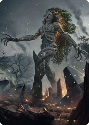 Titania, Gaea Incarnate Art Card - Art Series: The Brothers&#39; War (ASBRO) Art Series: The Brothers&#39; War