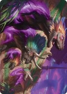 Burning Sun&#39;s Fury Art Card - Art Series: March of the Machine (ASMOM)  (Español)