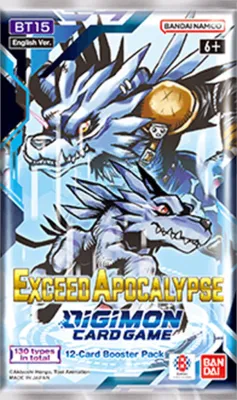SJ Digimon Exceed Apocalypse Booster Pack Ingles