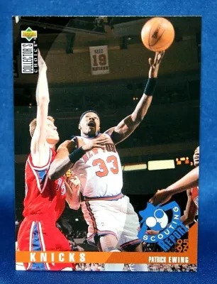 1995-96 Upper Deck Collector&#39;s Choice Patrick Ewing New York Knicks #128