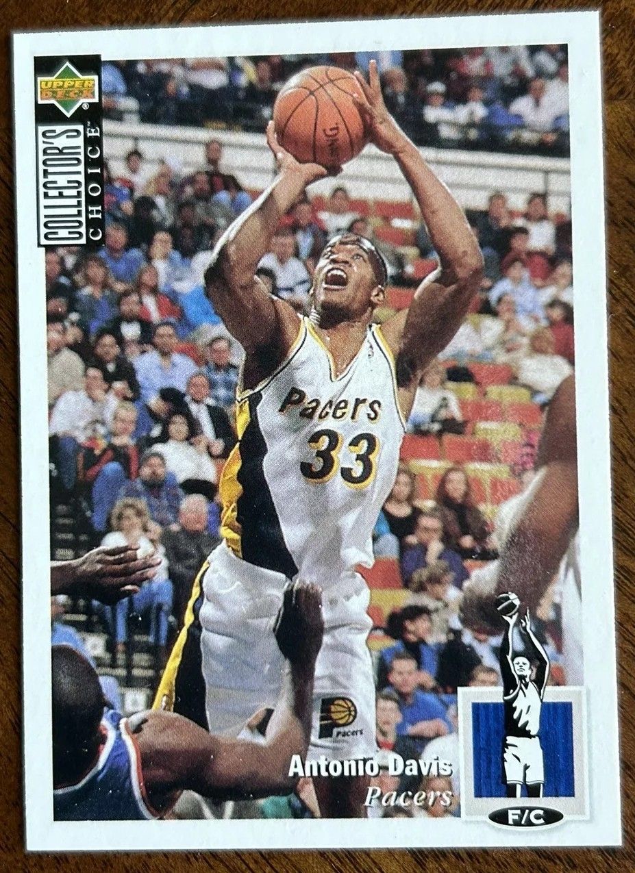 1994-95 Upper Deck #233 Antonio Davis - Indiana Pacers - Elección de coleccionista