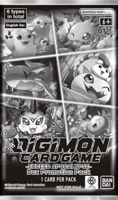 SJ Digimon Exceed Apocalypse Box Promotion Booster Pack Ingles