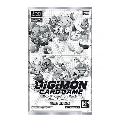 SJ Digimon Next Adventure Box Promotion Booster Pack Ingles