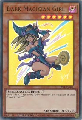 SJ Dark Magician Girl - LART-EN019 - Ultra Rare The Lost Art Promotion *Espanol*
