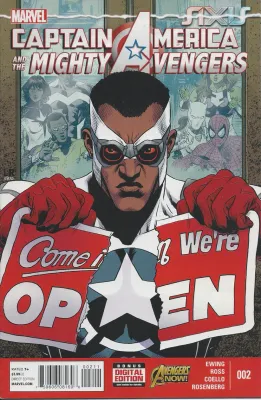 NELA-k, CAPTAIN AMERICA &amp; THE MIGHTY AVENGERS # 002. INGLES.
