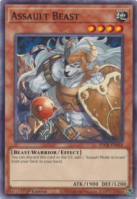 Assault Beast - SDCK-EN018 - Common 1st Edition The Crimson King [SDCK] 1st Edition Singles