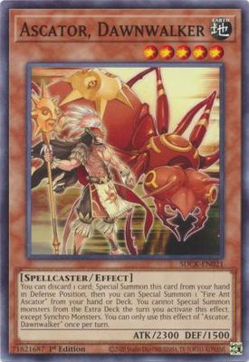 Ascator, Dawnwalker - SDCK-EN021 - Common 1st Edition The Crimson King [SDCK] 1st Edition Singles