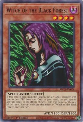 Witch of the Black Forest - SDCK-EN024 - Common 1st Edition The Crimson King [SDCK] 1st Edition Singles
