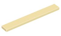 Pieza Lego Beige Tan Tile 1 x 8 Dubai