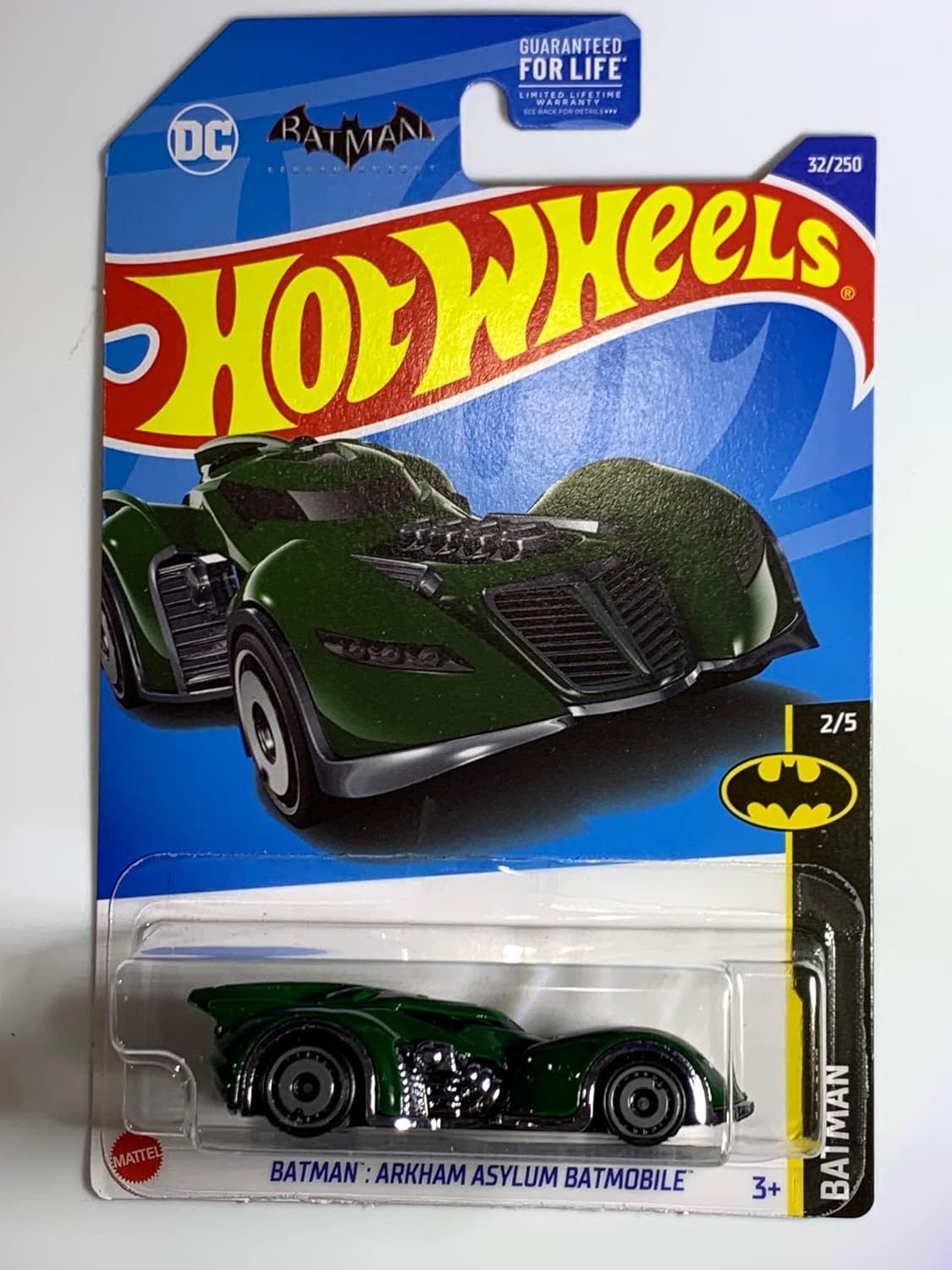SJ DieCast Hot Wheels Arkham Asylum Batmobile [Green] - 32/250 Batman 2/5 Batimovil