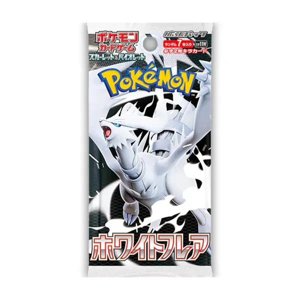 SJ White Flare Booster Pack Japones Pokemon TCG