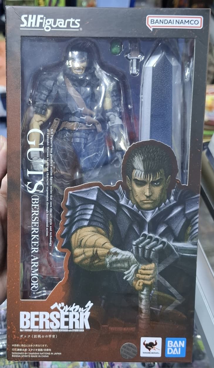 SJ Guts Figura SH Figuarts Bandai Tamashi Nations Berserk Figura Articulada