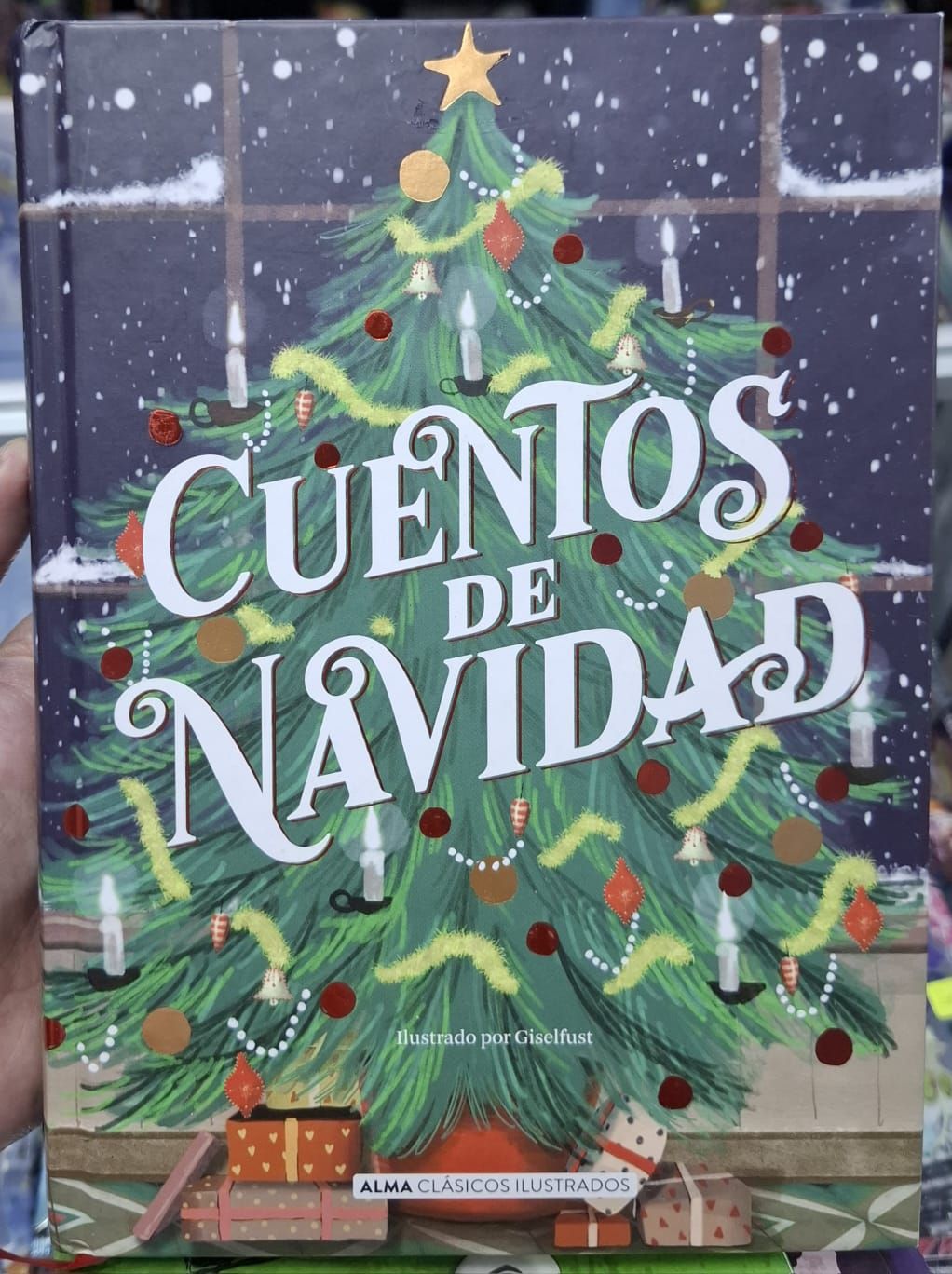 BAF1 Cuentos de Navidad Libro Espanol Tapa Dura Alma Clasicos Ilustrados