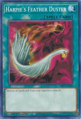 Harpie&#39;s Feather Duster - SDBT-EN026 - Common 1st Edition Beware of Traptrix 1st Edition Singles