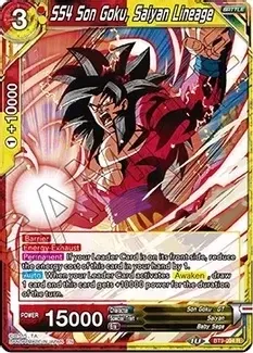 SS4 Son Goku, Saiyan Lineage - Universal Onslaught (DBS-B09) Universal Onslaught