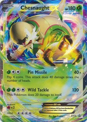 SJ Chesnaught EX - XY18 - Ultra Rare
Pokemon XY Promos