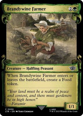 Brandywine Farmer (Showcase Scrolls) - Universes Beyond: The Lord of the Rings: Tales of Middle-earth (FOIL)