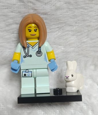 NELA-f, Minifigura de LEGO de la Veterinaria.