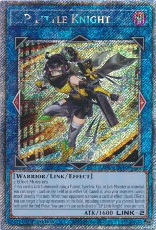 S:P Little Knight - RA03-EN049 - Platinum Secret Rare 1st Edition Quarter Century Bonanza 1st Edition Singles (Espanol)