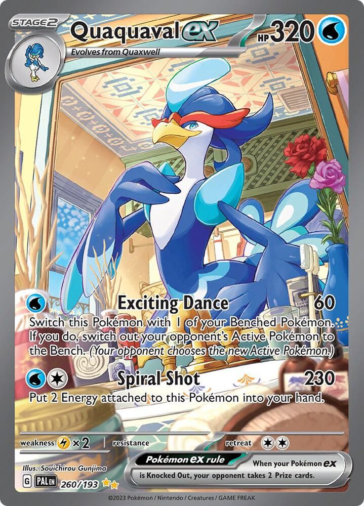SJ Quaquaval ex - 260/193 - SV02: Paldea Evolved (PAL) SV02: Paldea Evolved