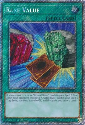 Rare Value - RA03-EN182 - Platinum Secret Rare 1st Edition Quarter Century Bonanza 1st Edition Singles *Espanol*