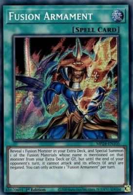 Fusion Armament - MP24-EN105 - Prismatic Secret Rare 1st Edition Mega Tin 2024 Dueling Mirrors Singles