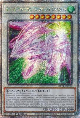 Accel Synchro Stardust Dragon - MP24-EN030 - Quarter Century Rare 1st Edition Mega Tin 2024 Dueling Mirrors Singles