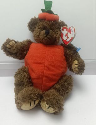 NELA-ll, Pumpkin Bear  Peluche, Ty Attic .