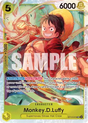 Monkey.D.Luffy ST13-015 Foil