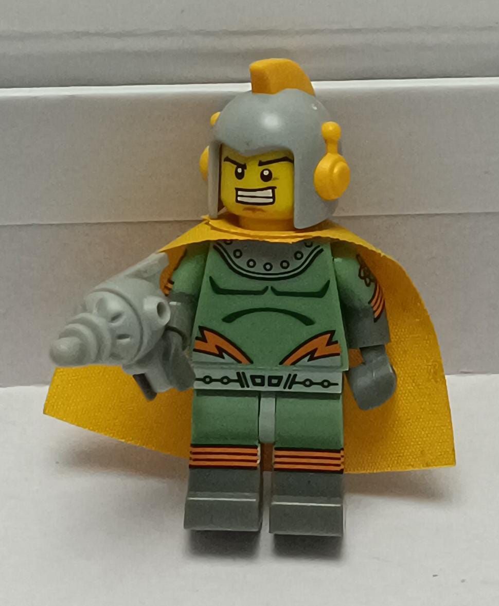 NELA-f, Héroe Espacial Retro  Minifigura LEGO.