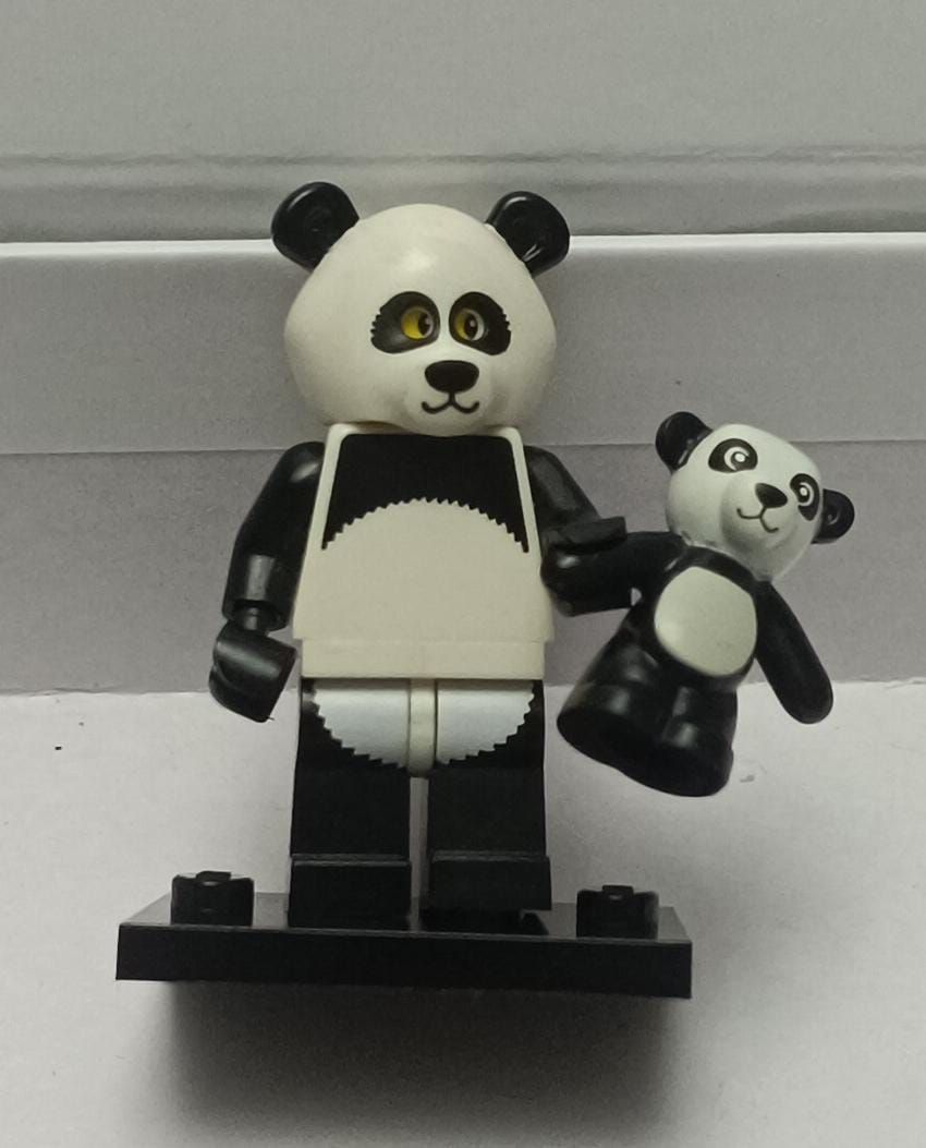 NELA-f, Panda Guy Minifigura de LEGO, The LEGO Movie.