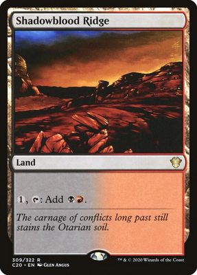 Shadowblood Ridge - Commander 2020 (C20) Commander 2020